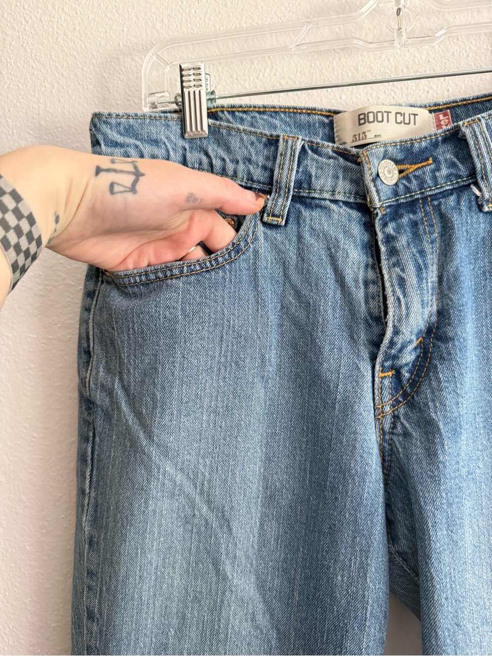 ❄️ Levi’s 515 • Classic Light Blue Bootcut Jeans • Women’s 8 M - Picture 5 of 16